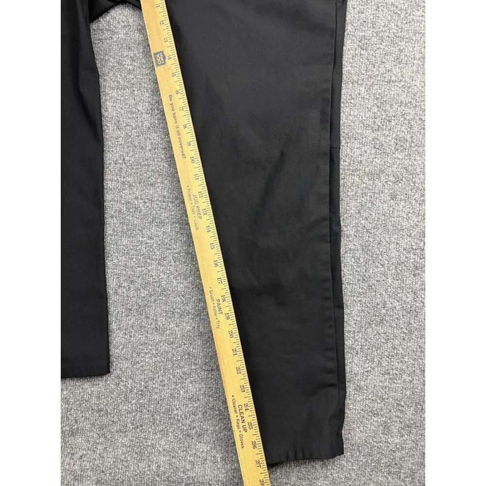 Lululemon Pants Mens 33 Black Slim Fit Stretch Chino Tapered Casual Pockets Golf